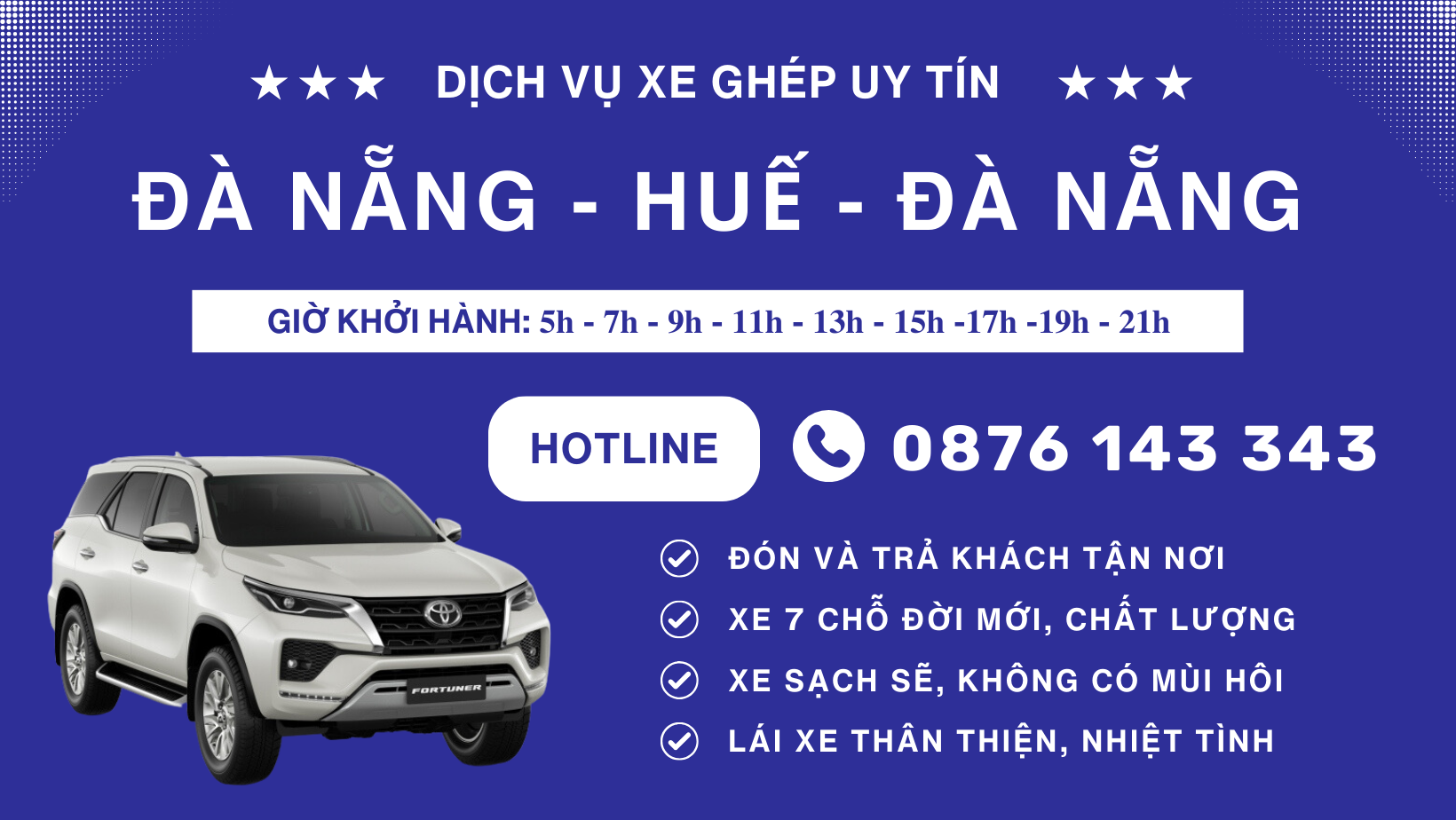 xe ghep da nang di hue